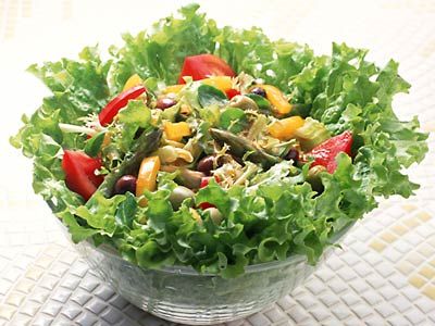 Вегетарианский салат 
