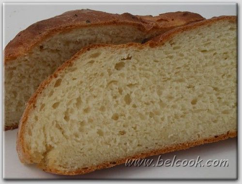 Хлеб с домашним сыром