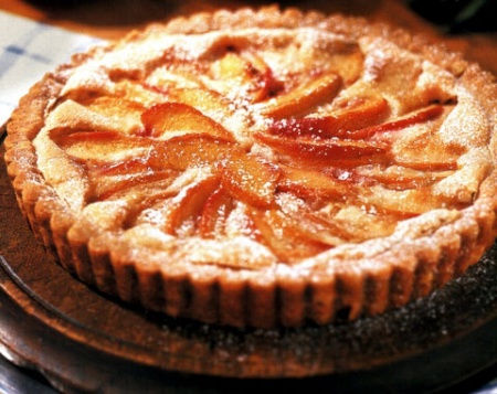 Рецепт пирога с персиком и нектаринами