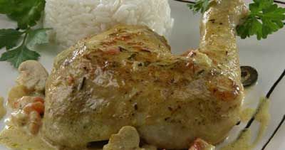 Рецепт - Блюда из птицы, дичи : Курица с бренди (2)