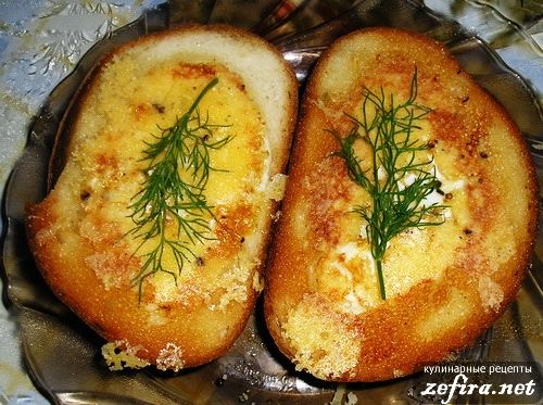 Бутерброд горячий с яйцом