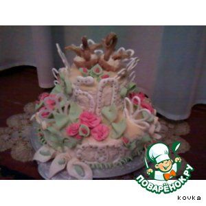 Аматорский свадебный торт