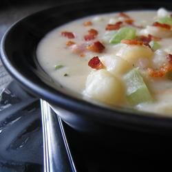 Картофельный суп с беконом