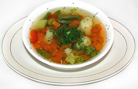 Суп из фенхеля и кресс-салата