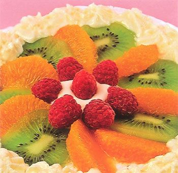Рецепт - меренга с фруктами