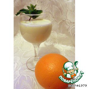 Рецепт - коктейль Апельсиновое молоко