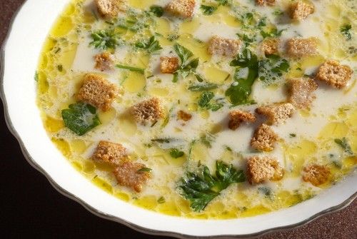Суп из свежего и кислого молока (Эстонская кухня)