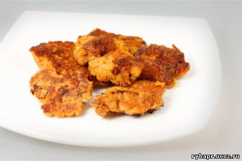 Рецепт - Блюда из рыбы и морепродуктов : Треска с тертым картофелем