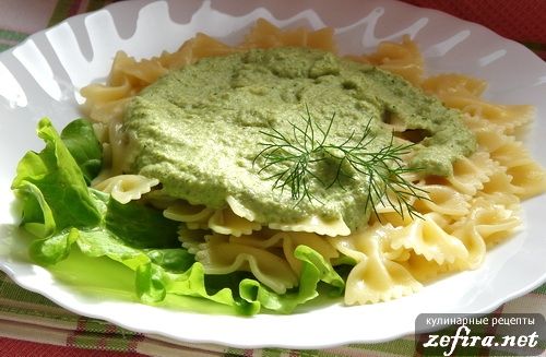 Рецепт - макароны со сливочным соусом с брокколи