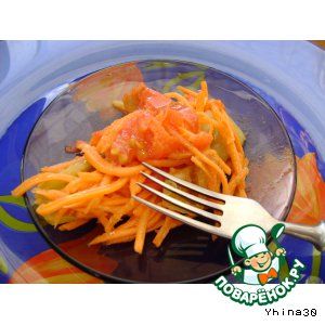 Салат из моркови и болгарского перца