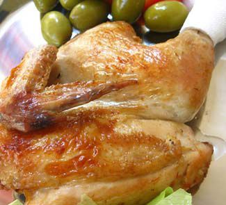 Рецепт - курица в имбирно-чесночном маринаде, запеченная в духовке