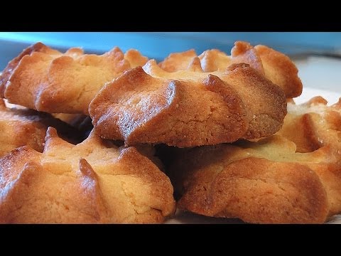 Печенье песочно-сливочное видео рецепт