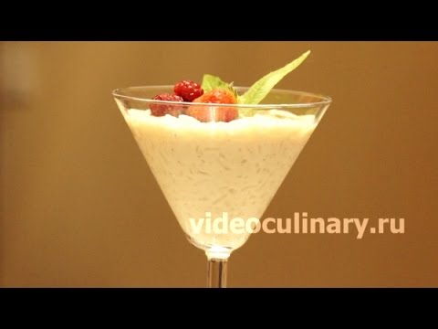 Рецепт - Рисовый пудинг от http://videoculinary.ru